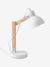 Lampe de bureau bois et métal blanc 1 - vertbaudet enfant 