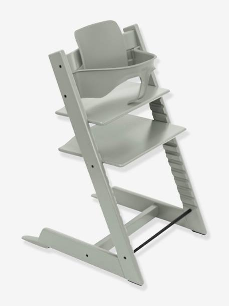 Chaise haute Tripp Trapp blanche+blanchie+brun+écru+gris+gris tempête+mauve+naturel+noir+Vert glacier 44 - vertbaudet enfant 