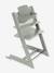Chaise haute Tripp Trapp blanche+blanchie+brun+écru+gris+gris tempête+mauve+naturel+noir+Vert glacier 44 - vertbaudet enfant 