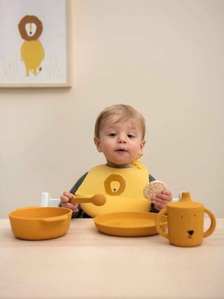 Tasse d’apprentissage TRIXIE Animal en silicone Mrs Elephant+Mrs Lion 3 - vertbaudet enfant 