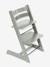 Chaise haute Tripp Trapp blanche+blanchie+brun+écru+gris+gris tempête+mauve+naturel+noir+Vert glacier 43 - vertbaudet enfant 