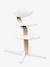Chaise haute Nomi Naturel/blanc+Naturel/gris 1 - vertbaudet enfant 
