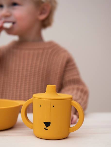 Tasse d'apprentissage Animal en silicone Mrs Elephant+Mrs Lion+Mrs Rabbit+orange+rose nude+vert 6 - vertbaudet enfant 