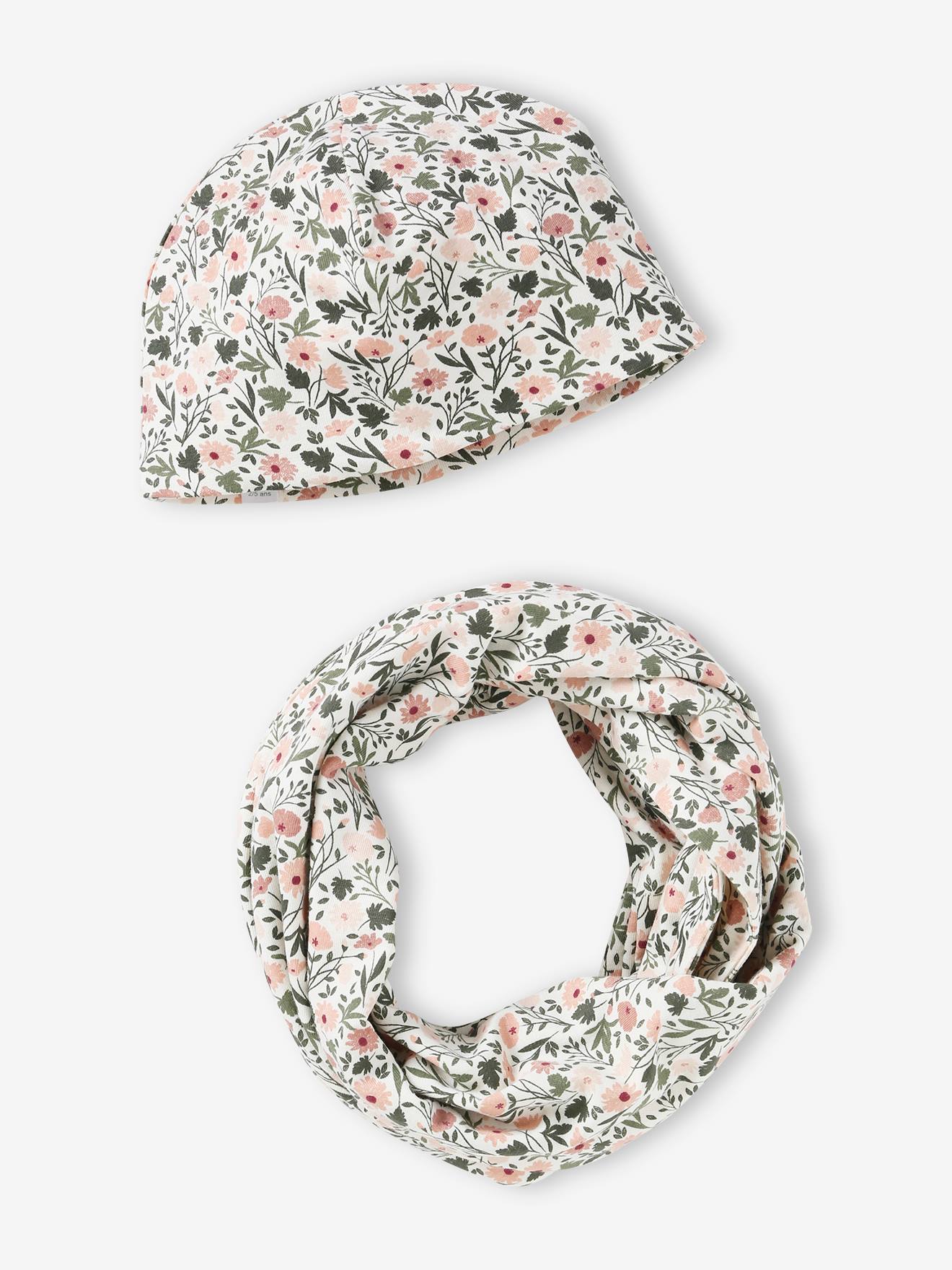 Bonnet + écharpe Violet Pour Enfants Taille 50 – Neuf Sans étiquette, En Acrylique Doux