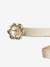 Ceinture dorée fleur fille beige irisé 2 - vertbaudet enfant 