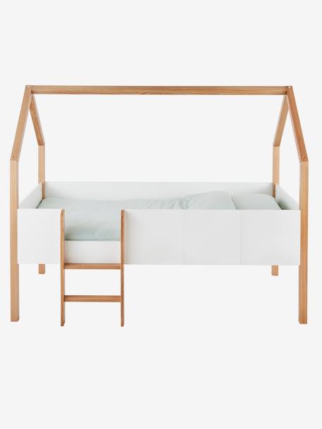 Lit enfant cabane toboggan blanc 5 - vertbaudet enfant 