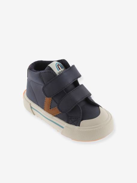 Baskets enfant Tribu Tiras Efecto Piel 1065185 marine 1 - vertbaudet enfant 