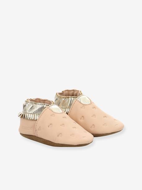 Chaussons cuir souple bébé Appaloosa Style 927830-10 © rose 1 - vertbaudet enfant 