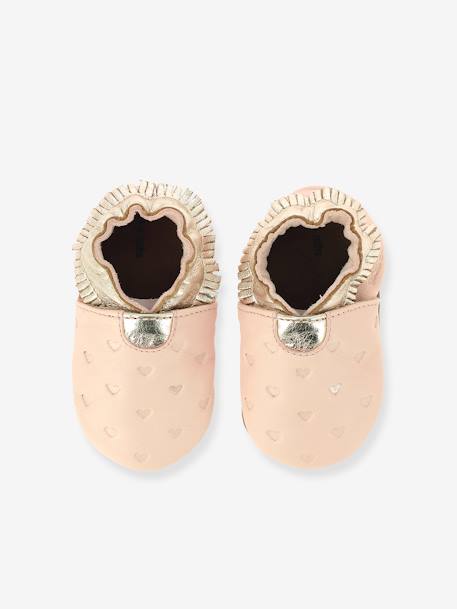 Chaussons cuir souple bébé Appaloosa Style 927830-10 © rose 2 - vertbaudet enfant 