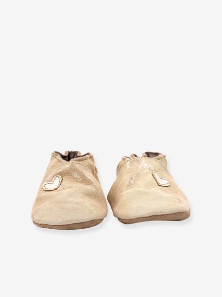 Chaussons cuir souple bébé Mini Love 874682-10 © or 5 - vertbaudet enfant 