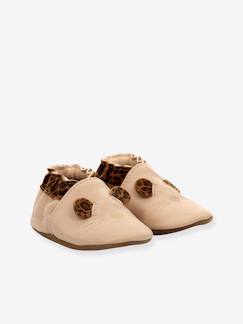 Chaussures-Chaussons cuir souple bébé Leo Mouse 874641-10 ROBEEZ©