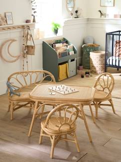 Chambre et rangement-Table et chaises enfant Rotin