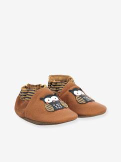 Chaussures-Chaussons cuir souple bébé Hibou Choux 946770-10 ROBEEZ©