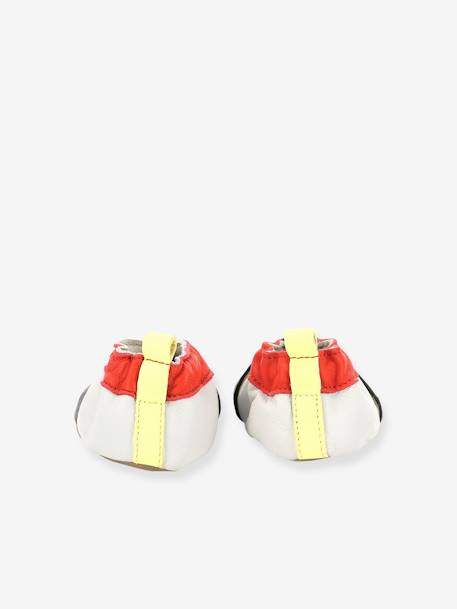 Chaussons cuir souple bébé Fireman 686641-10 ROBEEZ© marine 5 - vertbaudet enfant 