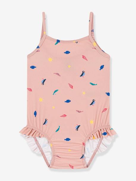 Maillot de bain 1 pièce rose 1 - vertbaudet enfant 
