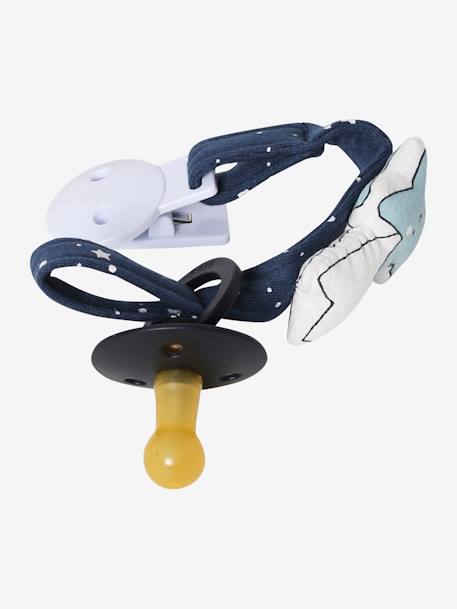 Attache-tétine bleu glacier 3 - vertbaudet enfant 