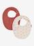 Lot 2 bavoirs naissance bleu imprimé+terracotta 7 - vertbaudet enfant 