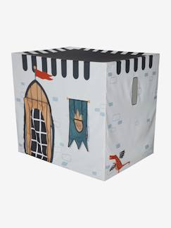 Idées cadeaux bébés et enfants-Tente château fort en tissu et bois