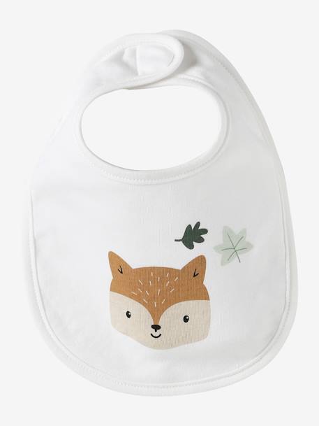 Lot 7 bavoirs naissance en coton bio* Hérisson+Oies+Tanzanie+vert d'eau 28 - vertbaudet enfant 