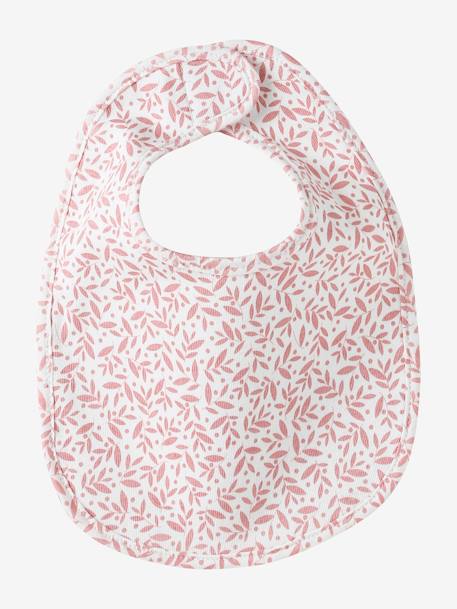 Lot 7 bavoirs naissance en coton bio* Babylone+ficelle+Hérisson+rose pâle+Tanzanie+vert d'eau 32 - vertbaudet enfant 