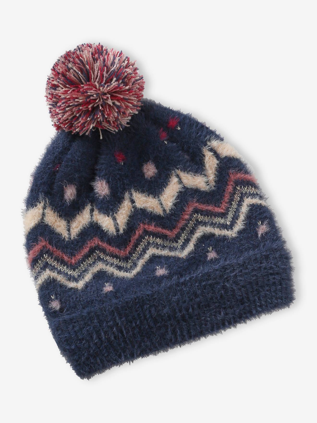 AQOKKA - Set Bonnets Et Moufles Bébé Avec Nœud - 5 Pièces - Coton Doux - Pour Nouveau-nés Filles Et Garçons