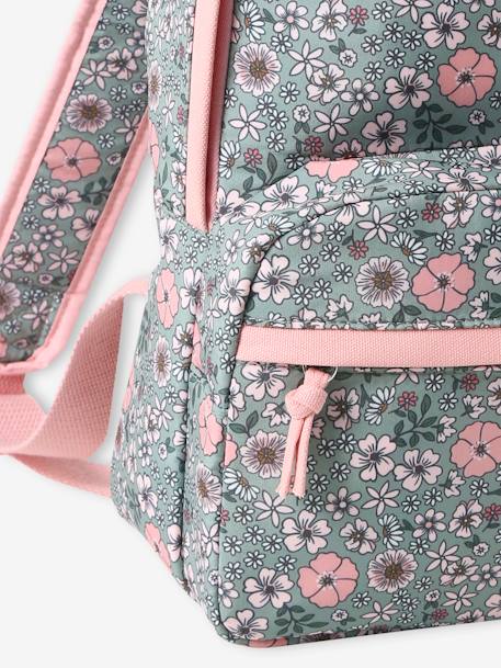 Sac à dos à fleurs 'Groovy girl' fille lichen 4 - vertbaudet enfant 