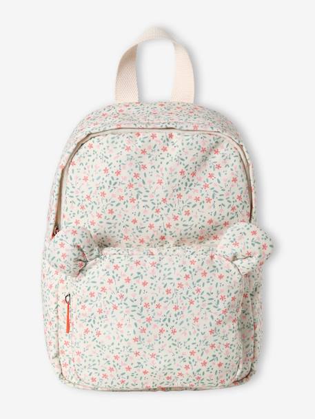 Bébé-Accessoires-Sac à dos à fleurs maternelle fille animation oreilles ourson