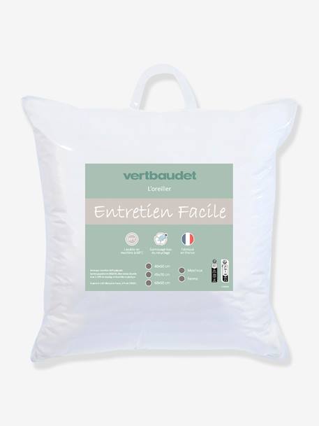 Oreiller ferme microfibre Entretien Facile blanc 2 - vertbaudet enfant 