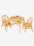 Lot de 2 chaises + table en rotin bois 1 - vertbaudet enfant 