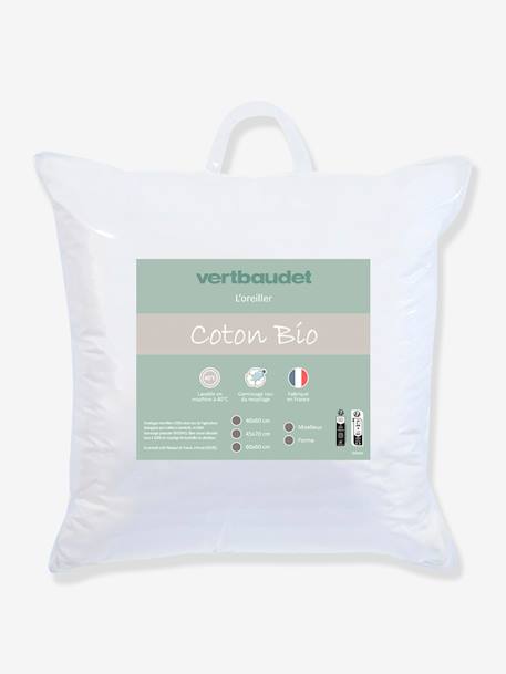 Oreiller moelleux BIO COLLECTION blanc 2 - vertbaudet enfant 