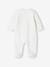 Pyjama bébé mixte mouton en velours ouverture naissance écru 4 - vertbaudet enfant 