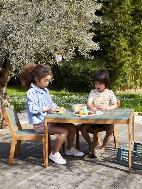Table outdoor maternelle Summer kaki 3 - vertbaudet enfant 