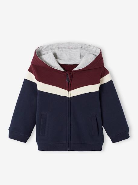 VERTBAUDET Sweat Zippé à Capuche Bébé - 100% Coton Doux Et Confortable - Idéal Quotidien