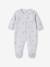 Pyjama bébé mixte en velours lapins gris chiné 1 - vertbaudet enfant 