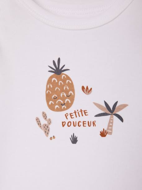 Lot De 5 Bodies Manches Courtes Print Baleines Pour Bébé Garçon Orchestra