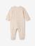 Pyjama bébé mixte en molleton ouverture pont pressionnée écru 2 - vertbaudet enfant 