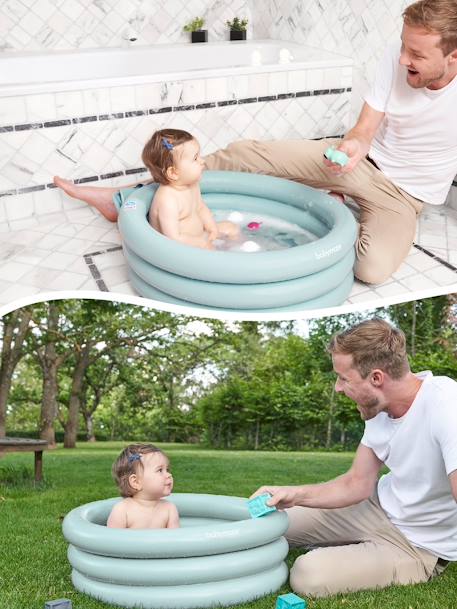 Baignoire gonflable évolutive Aquadots bleu 2 - vertbaudet enfant 