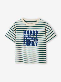 Garçon-T-shirt, polo, sous-pull-T-shirt-T-shirt mixte enfant capsule famille marin