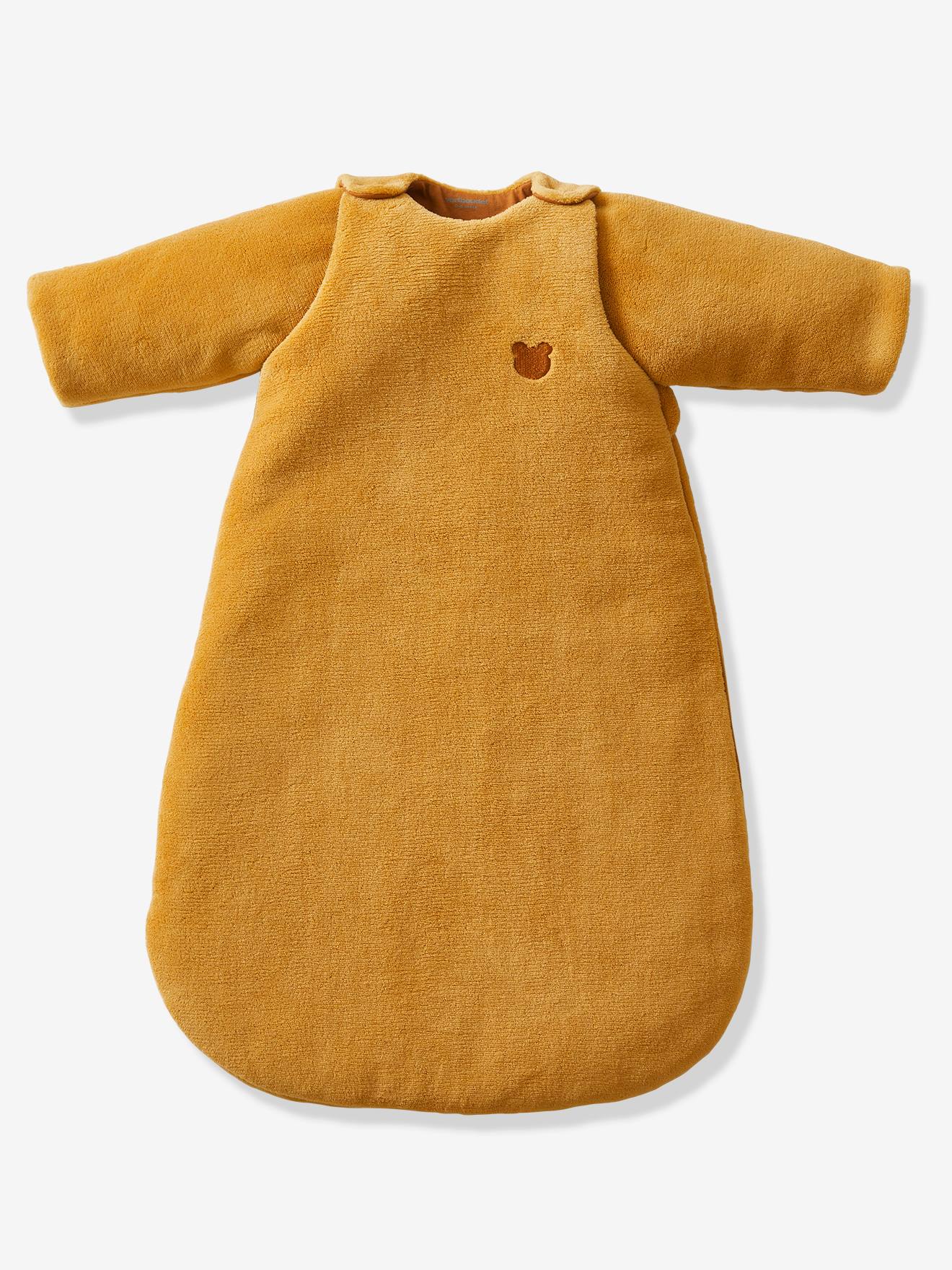 Gigoteuse Bébé 0-6 Mois – Tog 1,5 – Matelassée – Motif Abricot éléphant – Pour Un Sommeil En Toute Sécurité