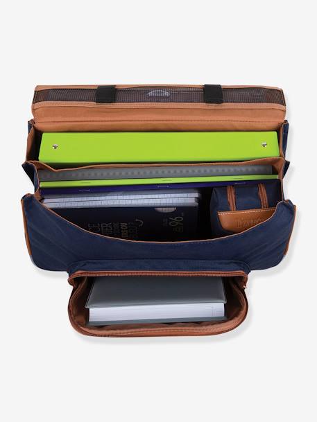 Cartable Arthur TANN'S garçon marine/rouge 3 - vertbaudet enfant 