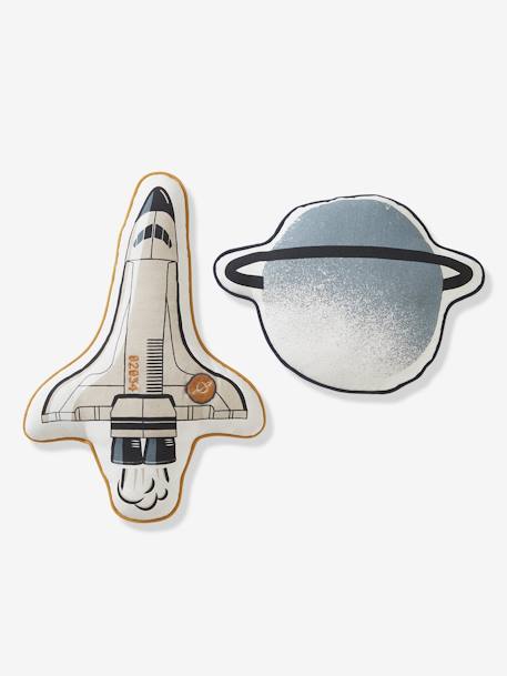 Lot de 2 coussins Space bleu imprimé 2 - vertbaudet enfant 