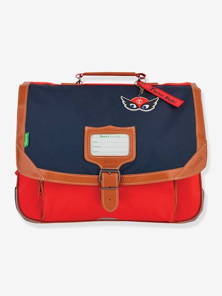 Cartable Arthur TANN'S garçon marine/rouge 1 - vertbaudet enfant 