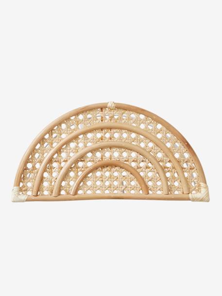 Applique murale arc-en-ciel en rotin et cannage bois 5 - vertbaudet enfant 