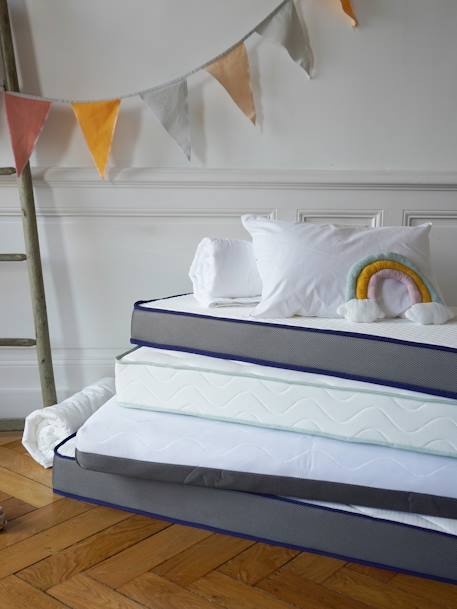 Matelas bébé ZEN housse 100% coton bio* blanc 3 - vertbaudet enfant 