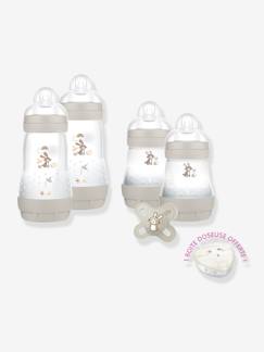 Biberon anti-coliques MAM Easy Start (2 unités), produits essentiels pour  bébé, biberons à débit lent avec tétine en silicone, biberons pour bébé  garçon 