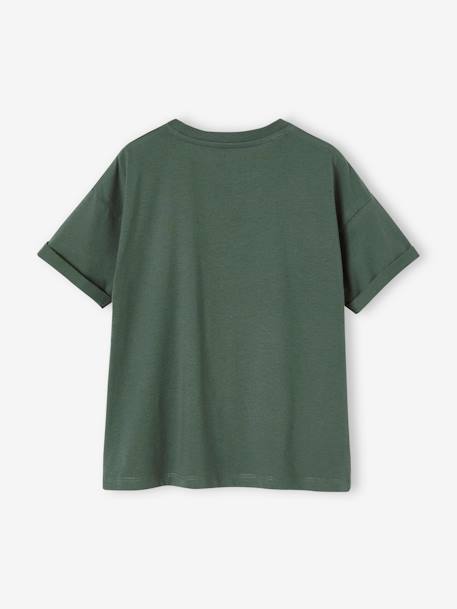 T-shirt sport Team fille manches courtes vert 3 - vertbaudet enfant 