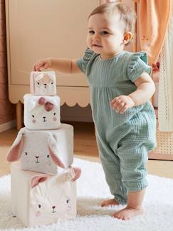 Jouet-Premier âge-Doudous, peluches et jouets en tissu-Cubes en tissu GRENIER