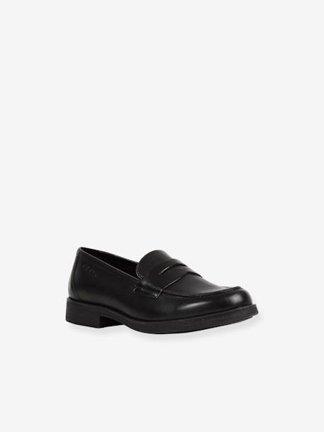 Mocassins en cuir enfant JR Agata noir 1 - vertbaudet enfant 
