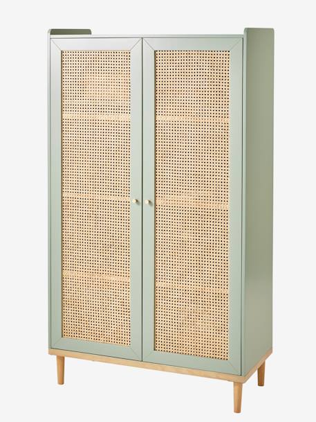 Armoire cannage POÉSIE rose+vert 7 - vertbaudet enfant 