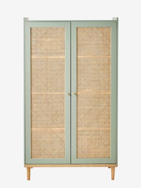 Armoire cannage POÉSIE rose+vert 9 - vertbaudet enfant 
